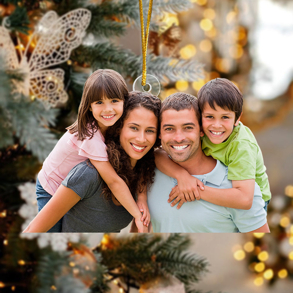 Custom Photo Ornament, Gifts For Family, Bundle Ornament