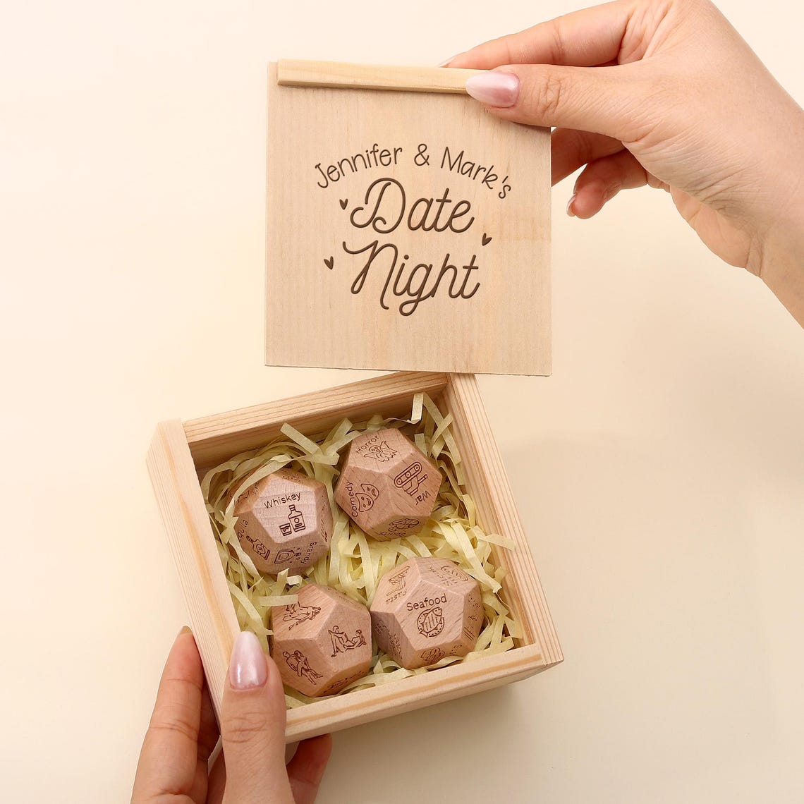 Personalised Date Dice Set-Anniversary Gifts, Couple Dices, Position Dice, Date Night Gifts, Date Night Ideas, Gift For Couples