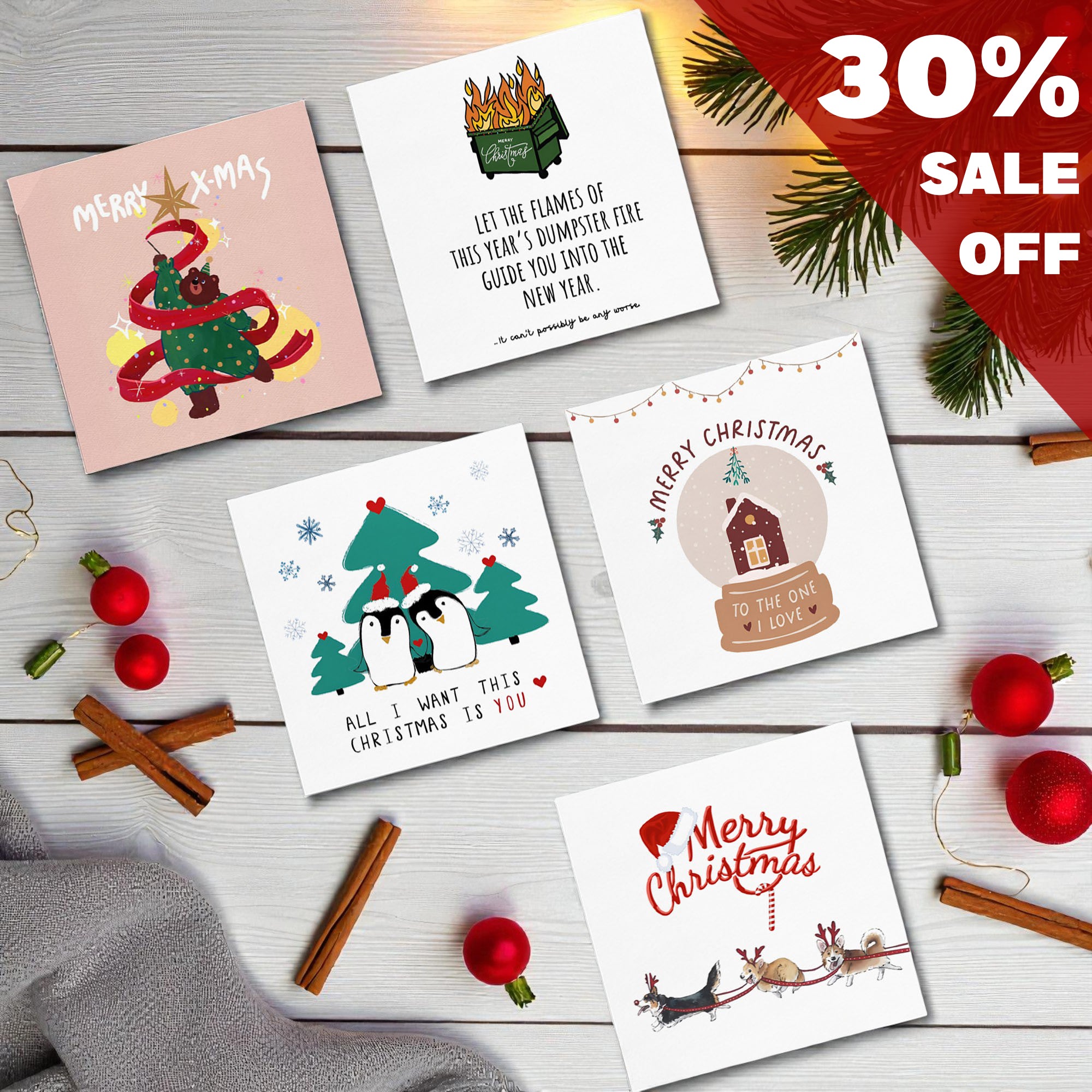 Christmas Card Combo