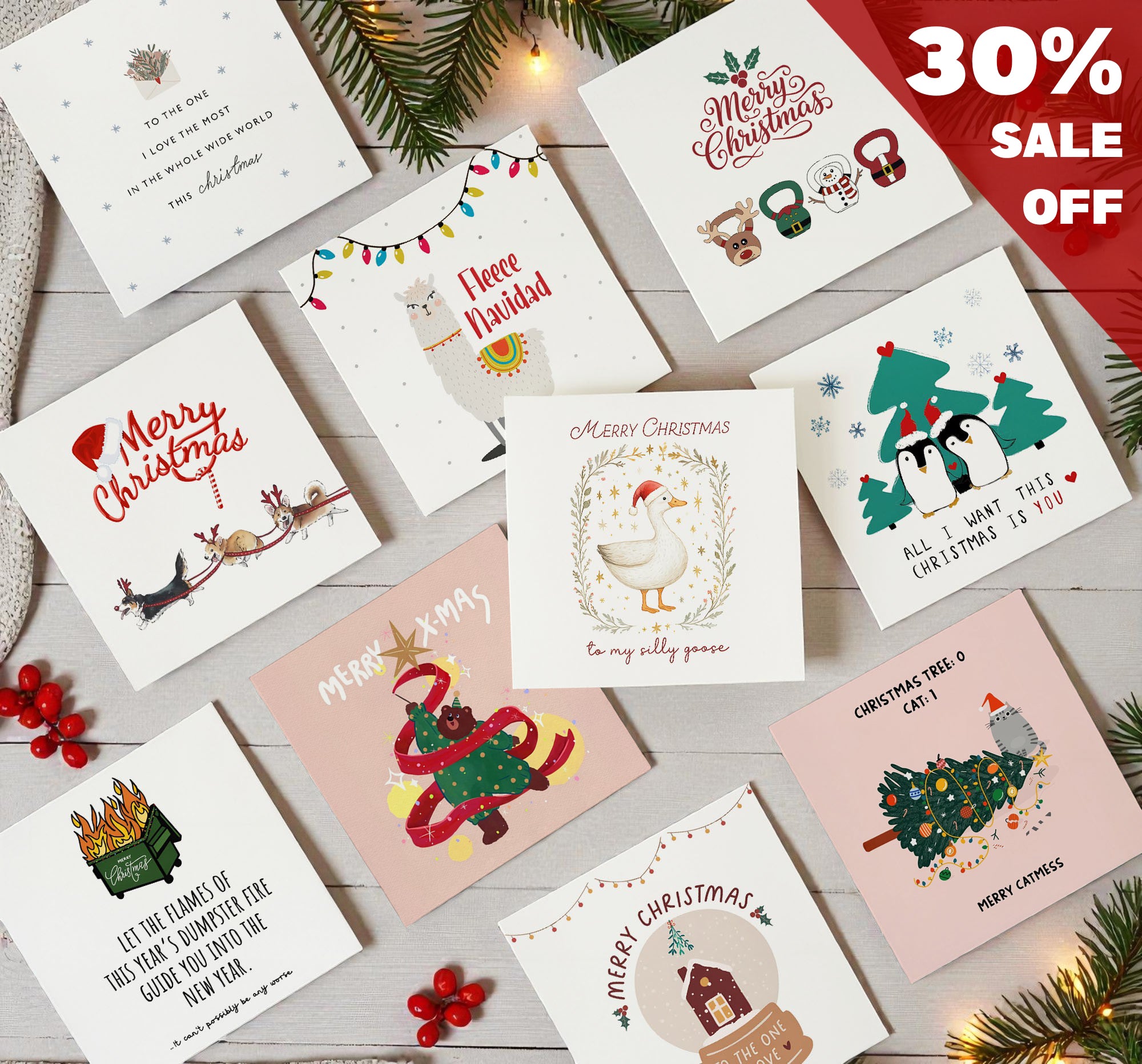 Christmas Card Combo