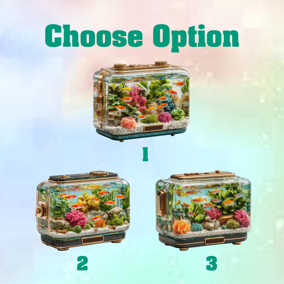 Personalized Retro Aquarium Fish Tank Acrylic Christmas Ornament - Xmas Decor Gift for Fish Lovers, Gift for Office or Home Decor 2025