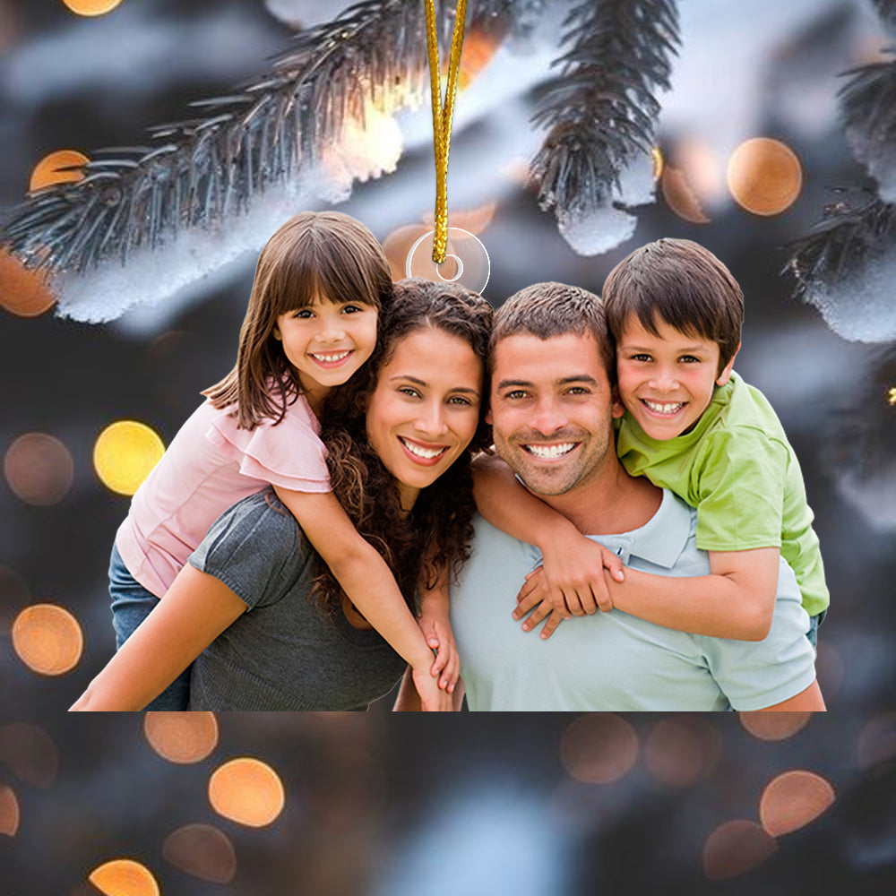 Custom Photo Ornament, Gifts For Family, Bundle Ornament