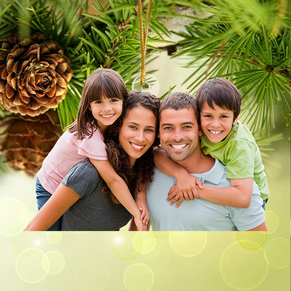 Custom Photo Ornament, Gifts For Family, Bundle Ornament