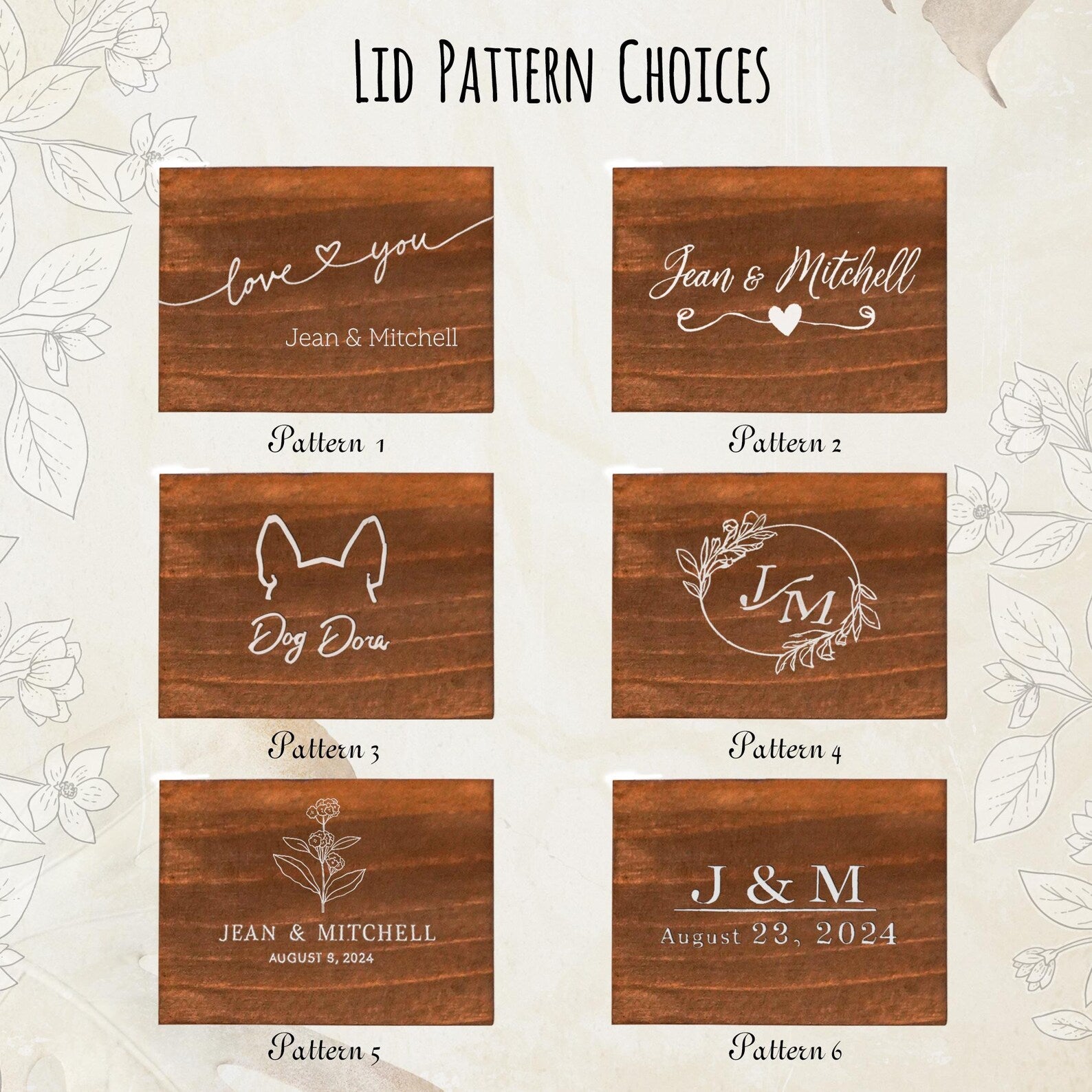 Pull Out Photo Album Custom Wooden Photo Box Personalized Memory Keepsake Box