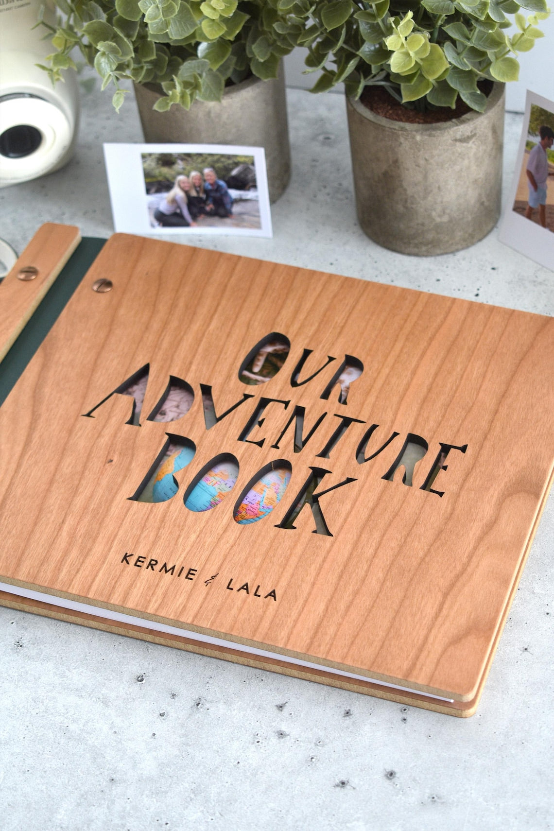 Adventure Book Scrapbook Valentines Gift for him, Personalized Anniversary Gift for her, Travel Scrapbook, Couples gift