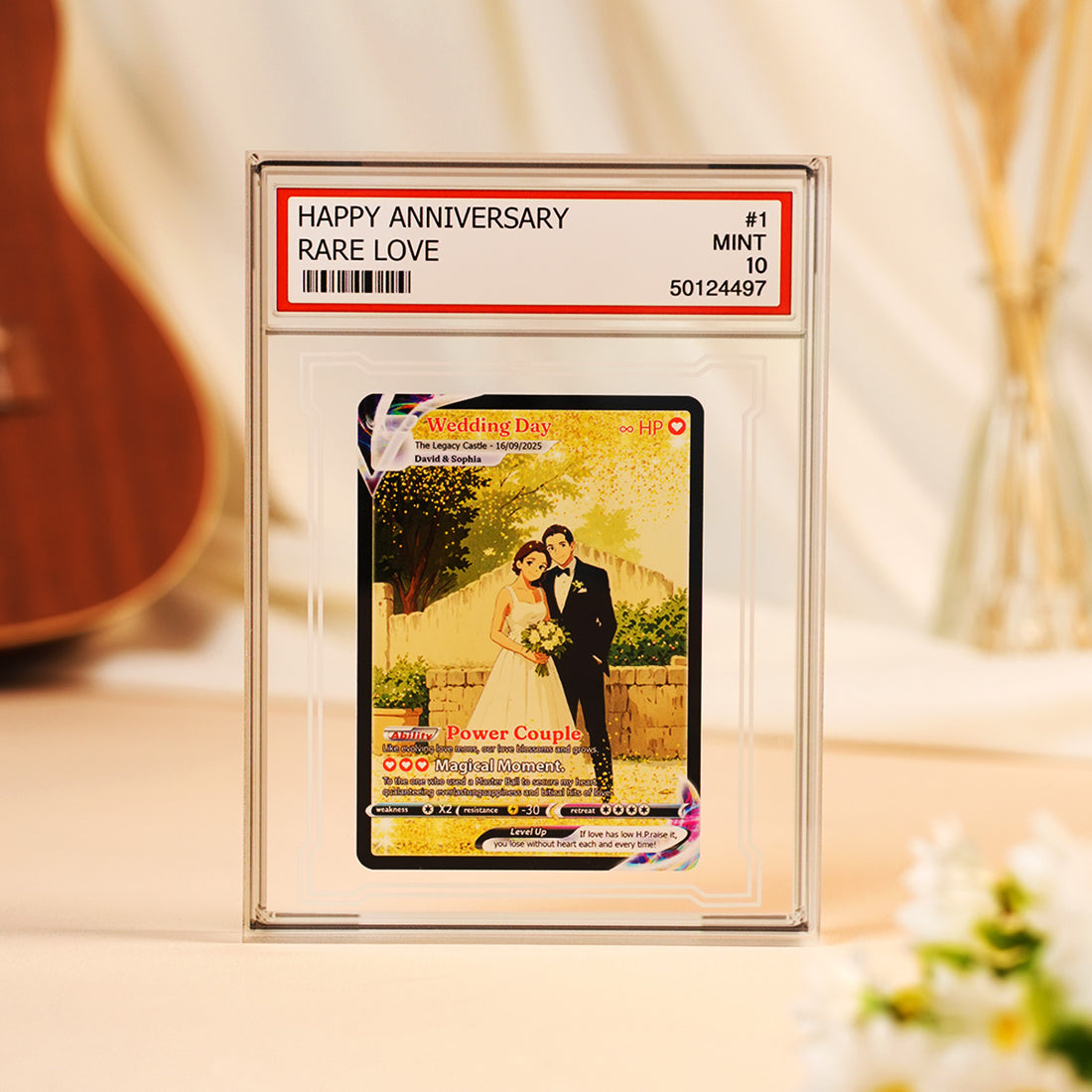 Personalized Poke Anniversary Acrylic Plaque, Gift for Him, Gift for Her, Wedding Gift