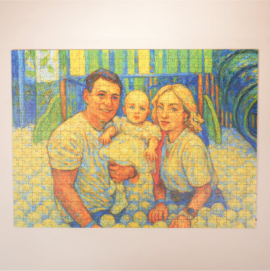 Personalized Painting Puzzle, Perfect Gift for your Family, Gift For Friends, Gift for Pets