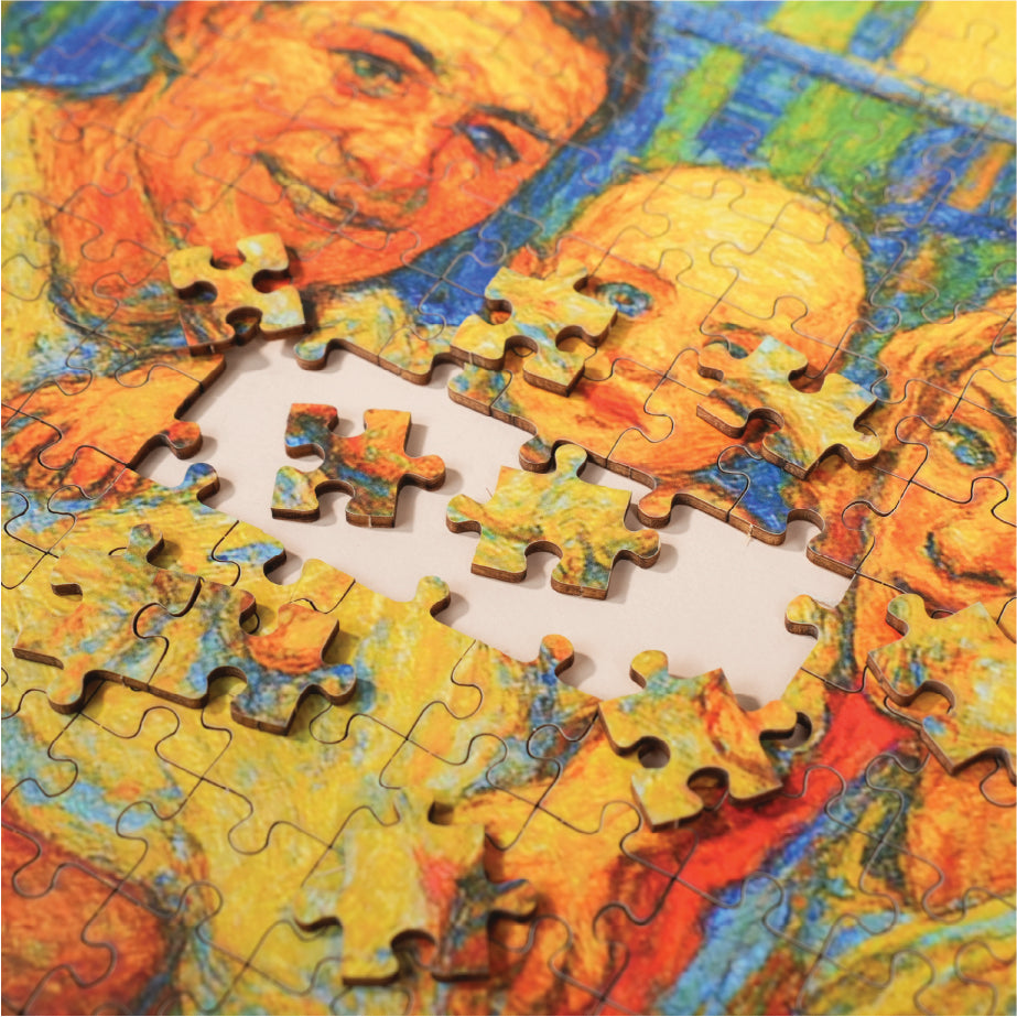 Personalized Painting Puzzle, Perfect Gift for your Family, Gift For Friends, Gift for Pets