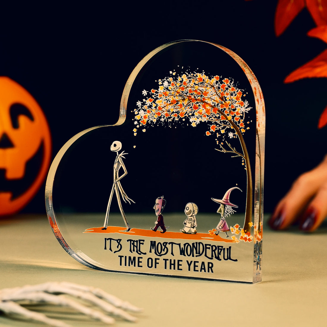 Its the Most Wonderful Time of the Year Halloween Acrylic Block Plaque