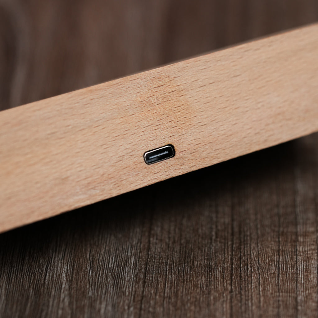 Personalized Anniversary LED Frame with Calendar and Couple Picture