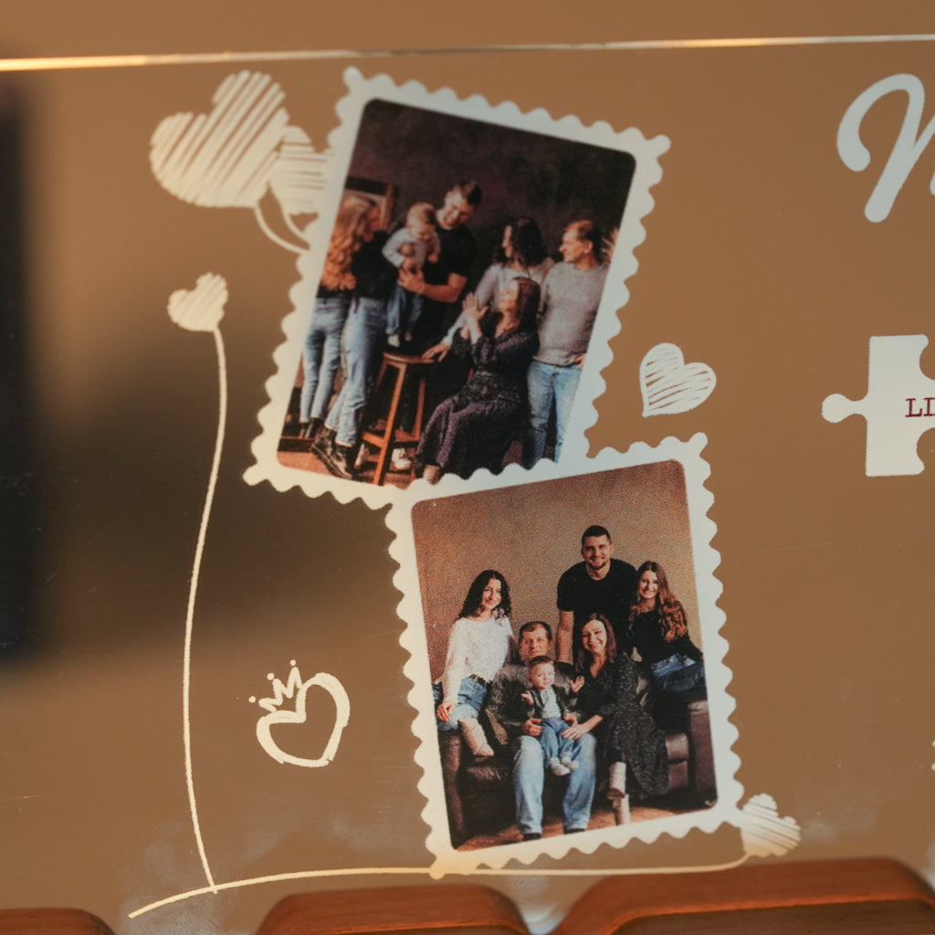 Personalized MOM Letter Night Light – The Piece That Holds Us Together