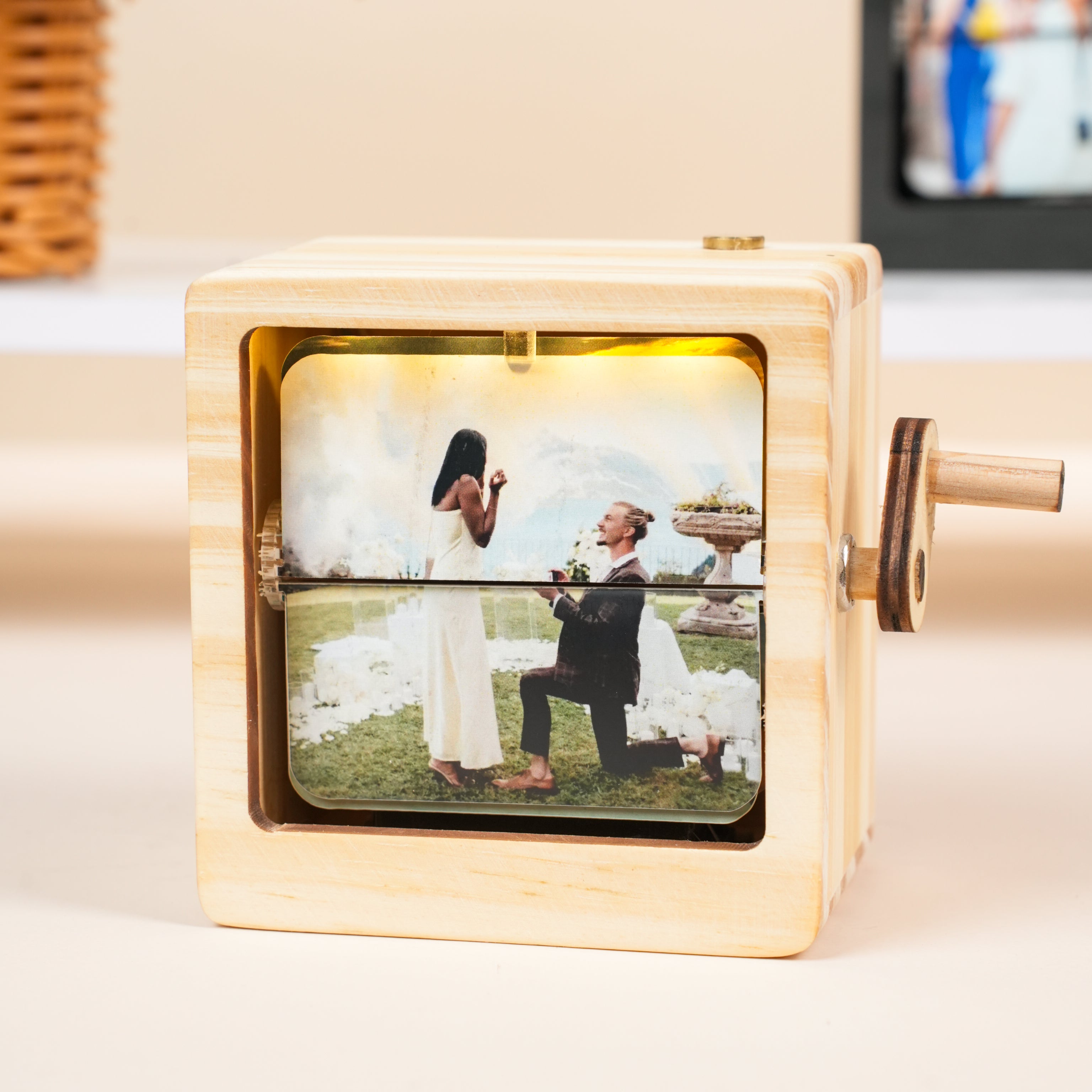 Personalized Flip Photo Box – Capture Moments, Forever