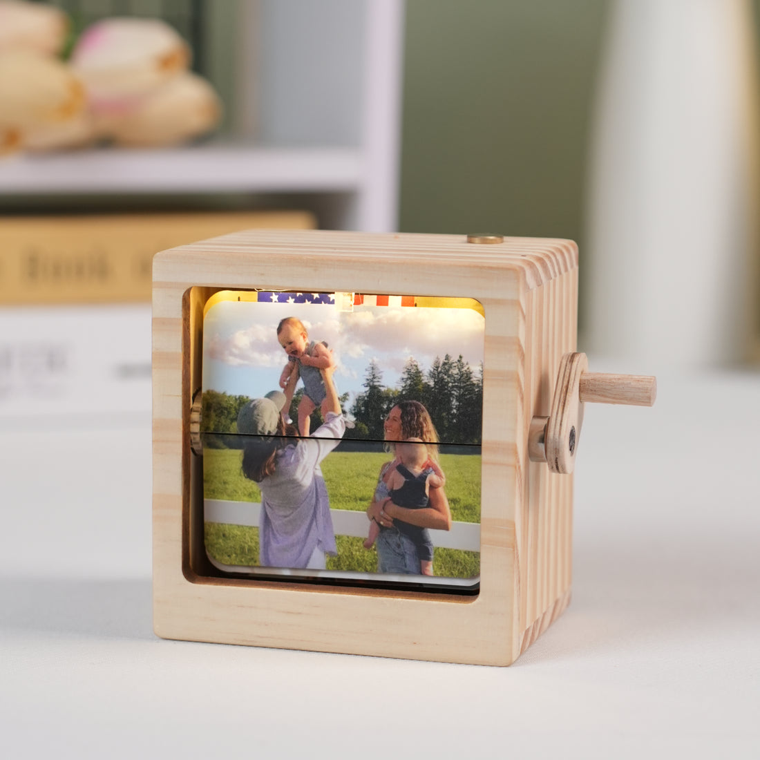 Personalized Flip Photo Box – Capture Moments, Forever