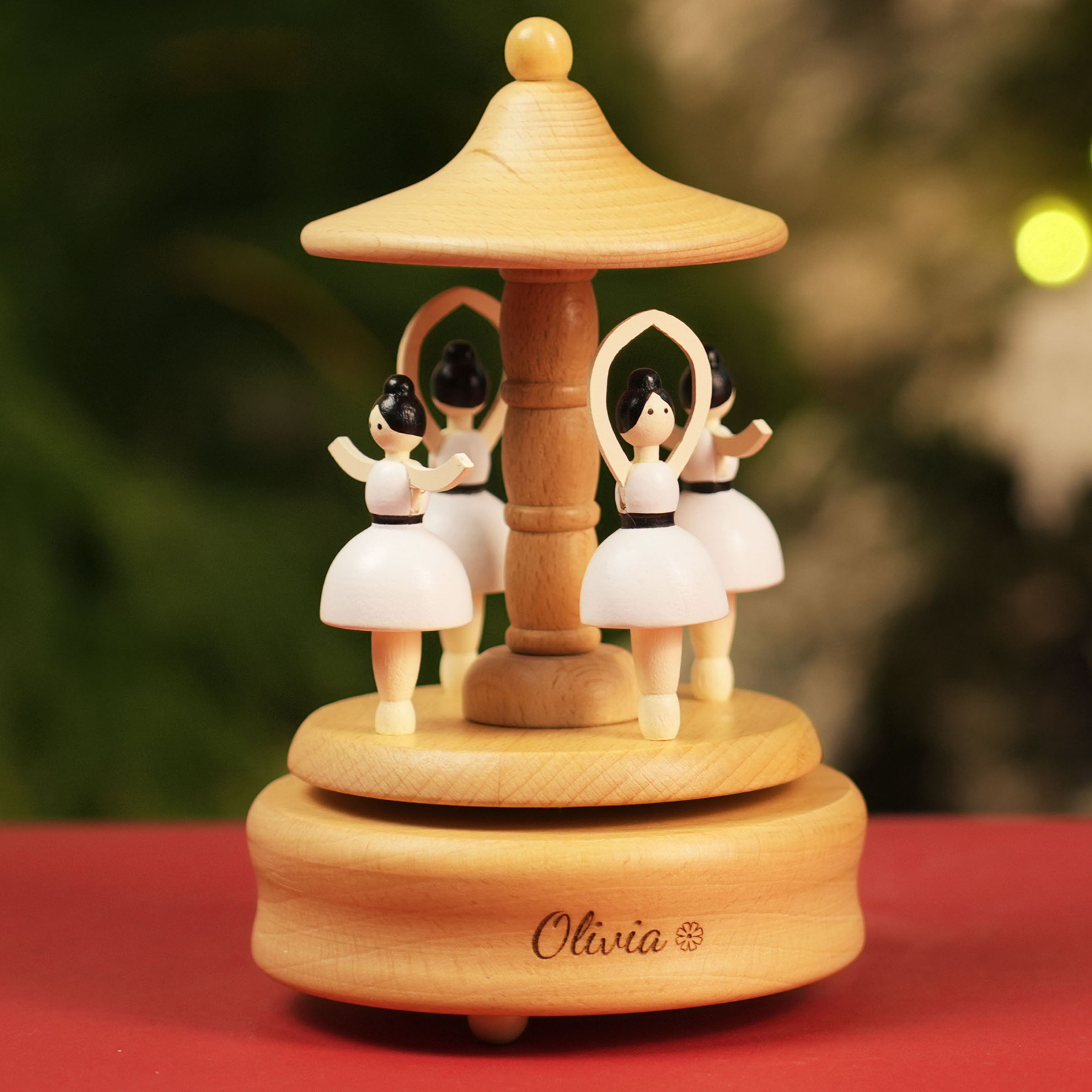 Musical Wooden, Engraved Name Music Box, Personalized Wooden MusicBox