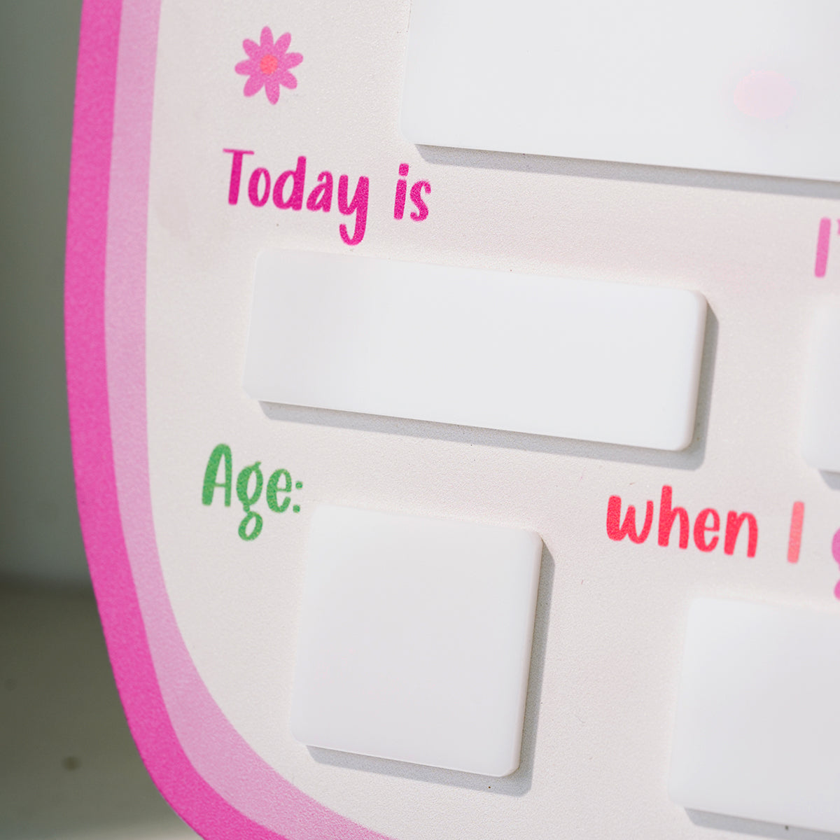 Back to School Sign Cute Pig, Custom Kids Daisy School Board Sign