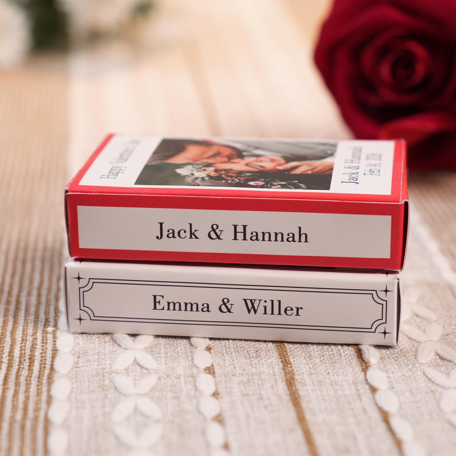 Custom 52 Reasons Why I Love You Playing Cards