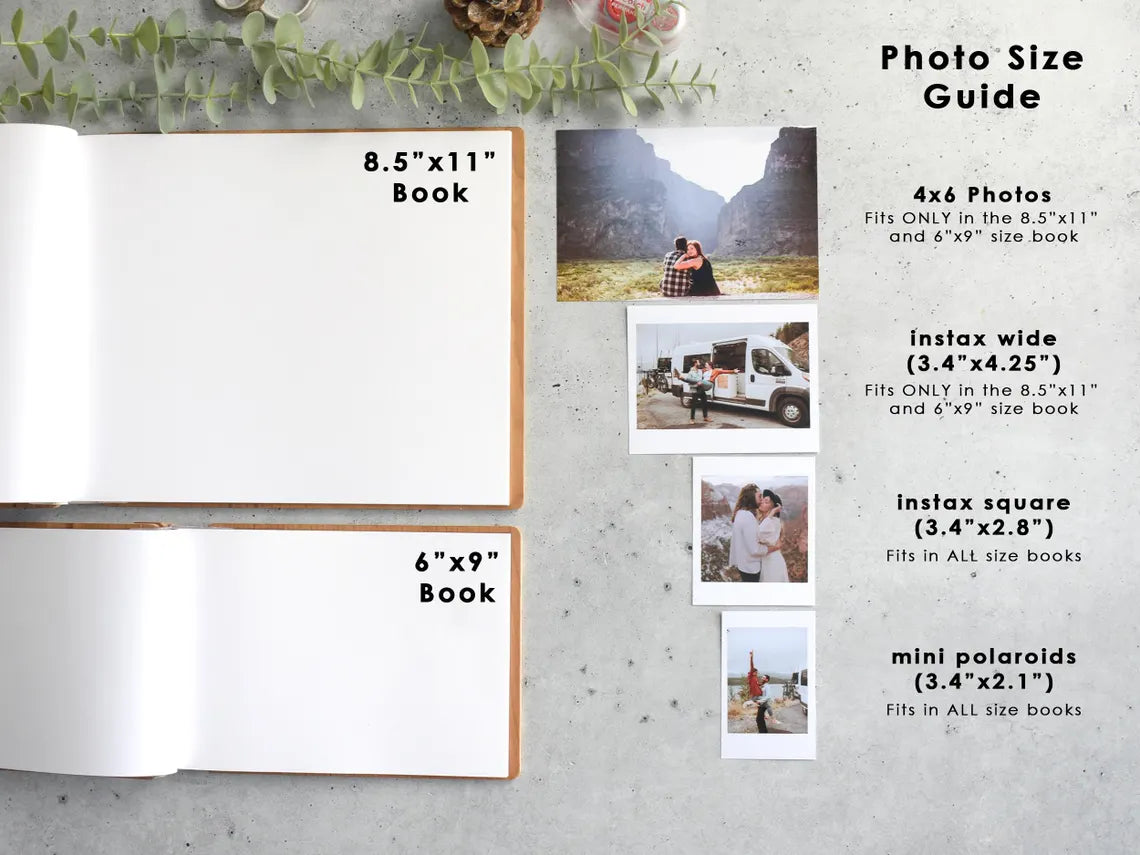 Book Scrapbook Memories Keepsake, Anniversary Gifts Couples, Personalized Gift