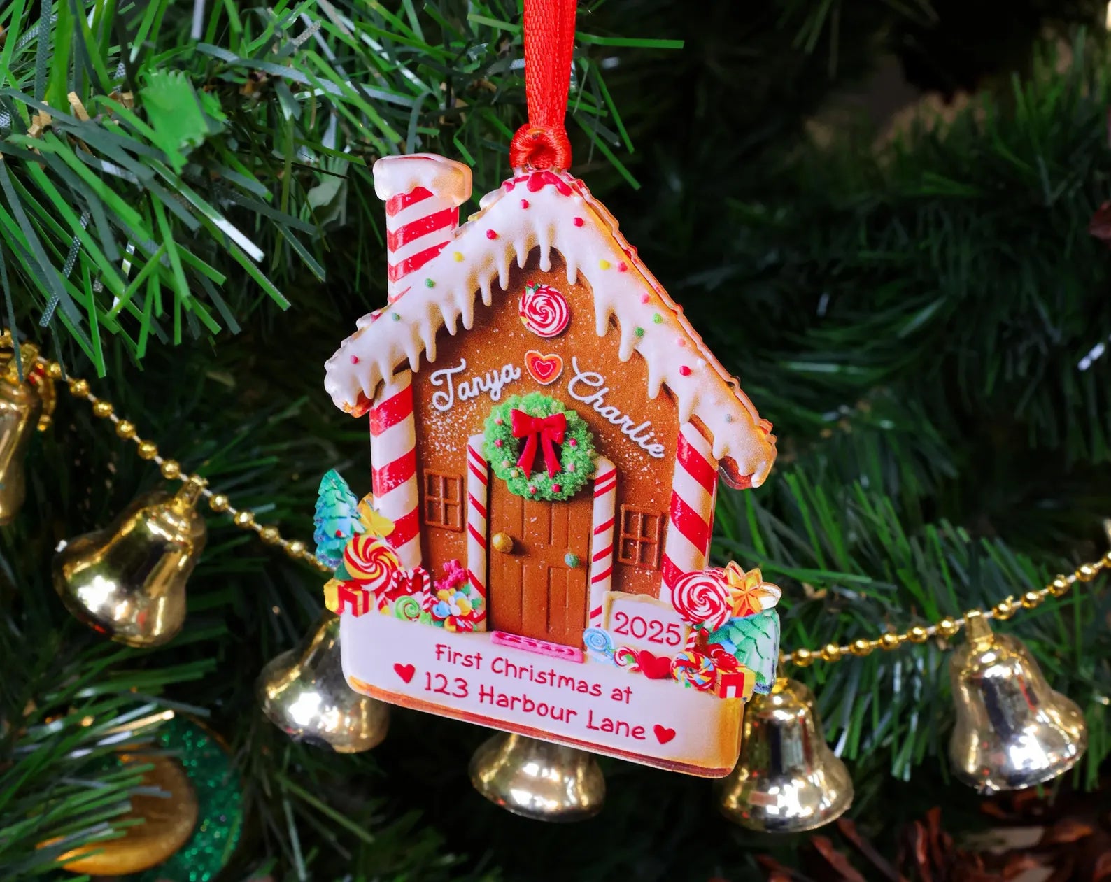 First Christmas in Our New Home Ornament, New Home Gingerbread Acrylic Ornament